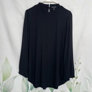 Eileen fisher Black Long Sleeve Women's silk Top